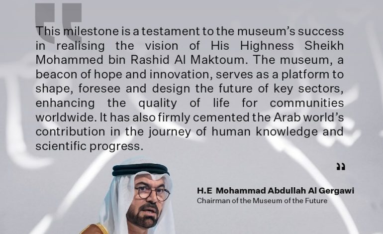 Dubai’s Museum of the Future attracts 3 million visitors from 177 countries in less than 3 years
